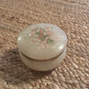 Alabaster Trinket Box